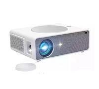 Projecteur 4K, projecteur Android Full HD 1080p LED 6500 lumens, mini projecteur WiFi, projecteur portable compatible avec TV Stick/HDMI/VGA/USB/DVD/jeu (version Android, prise britannique)