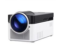 Projecteur 900 ANSI Full HD 1080P, support 8K/4K, Android 11, WiFi 6, Bluetooth 5.4, Ultra Short Throw, Mise au point automatique, Home Cinéma Portable avec Haut-parleurs HiFi
