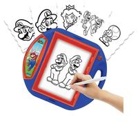 Projecteur à dessin Super Mario - LEXIBOOK - Rouge - Enfant - 10 modèles - 4 tampons - Écran rétroéclairé