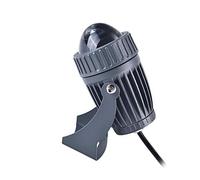 Projecteur À Faisceau Étroit Longue Portée - Projecteur Rotatif Extérieur Projecteur À Faisceau LED, Projecteurs LED 10W Projecteur À Faisceau Étroit 12/24V IP67 Lampe Murale Extérieure Étanche(Blue,A