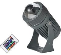 Projecteur À Faisceau LED - Lèche-mur À Faisceau LED,À Longue Portée,Étroit For L'éclairage Mural Extérieur Du Bâtiment, Les Mariages,Fêtes, Les Éclairages Muraux Extérieurs(Rgb+remote,10w(24v))