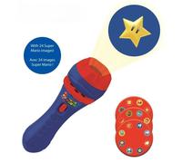 Lexibook Projecteur à histoires et lampe torche Super Mario Bleu G