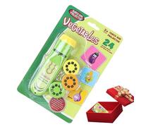 Projecteur à lampe de poche pour enfants, jouet éducatif pour l'apprentissage - projecteur jouet, pour la nuit, la chambre, les histoires, le camping, les jeux, l'apprentissage, Noël et
