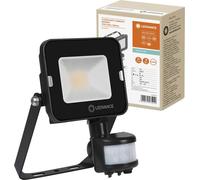 Projecteur à LED 10W 1000lm 4000K IP65 noir avec détecteur de mouvement et de crépuscule LEDVANCE COMPACT V