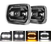 Projecteur à LED, 280W feux de route/croisement, étanche IP68, 2 parties
