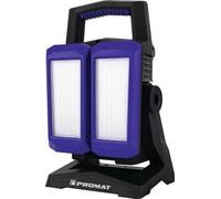 Projecteur à LED 50 W 800-4500 lm Li-Ion 5200 mAh 14,8 V IP54 PROMAT