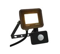 vidaXL Projecteur à LED avec Capteur Lampe de Jardin Eclairage de Sécurité à LED Extérieur Allée Arrière-cour Porche 10 W 149623 Blanc G