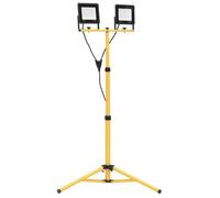 vidaXL Projecteur à LED sur trépied 149661 – 2x50 W Blanc froid pour extérieur