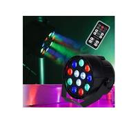 Projecteur a led par minii rgbw ibiza + télécommande effet dj sono light dmx