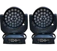 Projecteur à tête mobile, 36x18W RGBWAUV, contrôle DMX, inclinaison et pivotement réglables, 2 lumières, 6in1