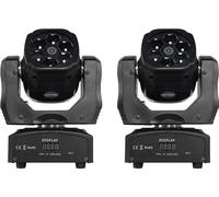 Projecteur à tête mobile, angle de rayonnement de 120 degrés,DMX, 6x15w, fiche EU