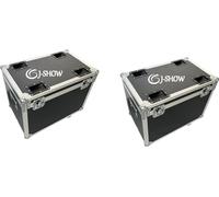 Projecteur à tête mobile, source LED RGBW 19X15W, PAN 540° et inclinaison 270°, 2 valises volantes