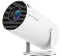 Projecteur Alwtniet HY300, 4K 1080P, Android 11.0 5G WiFi 6 BT 5.0, blanc