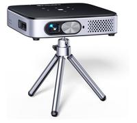 Projecteur Android 11 Rechargeable - Wifi6/Bt, Fhd 1080P - Ultra Courte Focale - Pour Intérieur/Extérieur
