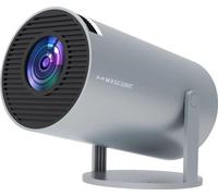 Projecteur, Android 11, résolution optique 1280x720, luminosité 8000 lumens, HY300 gris, prise EU