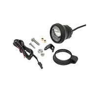 Projecteur anti-brouillard LED Koso Aurora noir, agréé 53x63mm, 14400 Lm.s | Haut. 71mm, câble 140mm, 12,6V 0,54A 6,8W, boîtier alu, homologation E4-19R-04190525, OEM HG008001