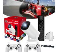 Projecteur Arcade Vision, Projecteur Rétro Arcade Vision, Projecteur Console avec Jeux Rétro, Plus de 36 000 Jeux Intégrés, Affichage HD cristallin jusqu'à 100 Pouces, Cadeaux de Noël