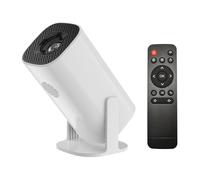 Projecteur avec décodage 4K 1080p WiFi6 BT5.4 Système Android 11 avec écran 100" même technique d'écran rotatif à 180° Projecteur de film intégré Haut-parleur horizontal Correction Keystone Support TV