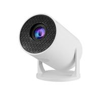 Projecteur Bluetooth Goshyda Full HD 1080P, Portable Extérieur, Compatible avec la Clé TV, Prend en Charge le Même Écran Filaire et Sans Fil, Blanc