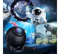 Projecteur Ciel Etoile 3D,Planetarium Projecteur Galaxie Ocean Dynamique Aurore Boréale Visuel avec 100 Scènes 3D, Musique/Bruit Blanc Exclusifs,Télécommande.Star Projector pour Decoration Chambre