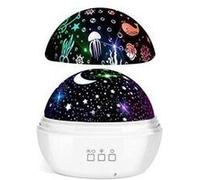 Projecteur ciel etoile, fishoaky rotatif ciel etoile plafond projecteur, enfant veilleuse projecteur sky, 8 couleur mode, cadeau pour bébé, cadeau G
