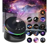 Projecteur Ciel Etoile, HD Planetarium Projecteur avec 13 Disques de Film, Rotatif 360° Projecteur Galaxie Veilleuse Etoile Projection avec Minuteur & Météore Dynamique Pour Chambre Plafond Salon DéCo