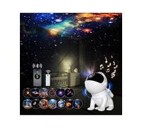 Projecteur Ciel Etoile, Planetarium Projecteur avec 12 Disques, 15 Bruits Blancs, Haut-parleur Bluetooth, Télécommande, Minuterie, Base magnétique, Veilleuse Enfant et Adultes, Decoration Chambre