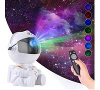 Projecteur ciel etoile,Rotation à 360° Veilleuse LED Projecteur galaxie d'astronaute avec Télécommand pour la chambre et le plafond