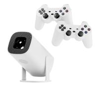 Projecteur Console, P30 Max 2 en 1 - Console rétro Portable avec projecteur, projecteur de Jeux rétro 4K HD, Consoles rétro, Console Portable 36 000 Jeux, HDMI, WiFi, APPS, 2 contrôleurs sans Fil
