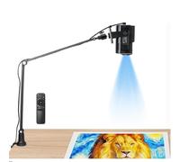 Projecteur d'art HD avec Télécommande, 1280X720p pour Un Traçage Précis sur Mur Et Toile, Projecteur de Traçage Intelligent avec Correction des Déformations des Bords, Outil de Dessin Portable