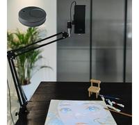 Projecteur d'art intelligent avec taille réglable de 18 cm à 200 cm, résolution 640 x 480 pour traçage, connexion Bluetooth et WiFi pour iOS/Android/PC Machine + Base