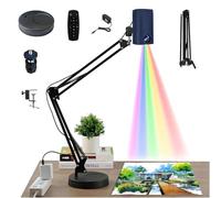 Projecteur d'art intelligent - Outil de peinture de traçage portable avec télécommande et support, projection de toile de bureau, connectivité Wi-Fi et USB pour transfert d'images