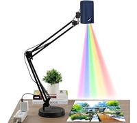 Projecteur d'art pour le traçage et le dessin, projection de bureau à mur avec support iOS/Android, correction de déformation des bords, outil de croquis pour peinture et art sur toile