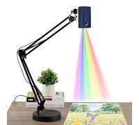 Projecteur d'art pour traçage et peinture, haute résolution 1920 × 1080, connectivité multimode, rotation complète à 360°, compatible avec A4/A3 pour fournitures artistiques