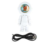 Projecteur D'astronaute, Veilleuse Romantique, Lampe Robot Astronaute, Projecteur de Lumière LED pour Chambre à Coucher, Salle de Jeux, Maison, Fête(Chargement avec changement de couleur Touch 7)
