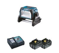 Projecteur de chantier 3000 lm DEADML811 + 2 batteries BL1850B 18V 5 Ah + 1 chargeur rapide DC18RC MAKITA
