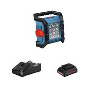 Projecteur de chantier GLI 18V-1500 + 1 batterie Procore 18V 4 Ah + 1 chargeur GAL 18V-40 BOSCH