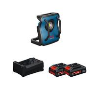 Projecteur de chantier GLI 18V-4000 C + 2 Batteries EXPERT 4 Ah + 1 Chargeur GAL 12V/18V-80 BOSCH