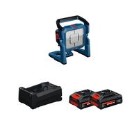 Projecteur de chantier GLI 18V-5000 + 2 Batteries EXPERT 4 Ah + 1 Chargeur GAL 12V/18V-80 BOSCH