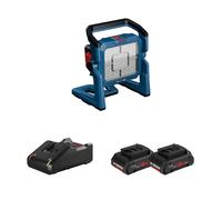 Projecteur de chantier GLI 18V-5000 + 2 batteries Procore 18V 4 Ah + 1 chargeur GAL 18V-40 BOSCH
