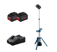 Projecteur de chantier GLT 18V-5000 + 2 batteries ProCore 18V 8 Ah + 1 chargeur GAL 18V-160 BOSCH