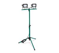 Projecteur de chantier LED 2x20W - trépied réglable - Inclinable et rotatif