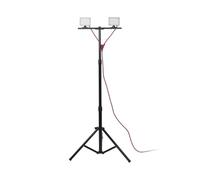 Projecteur de Chantier LED sur Pied, Filaire, x2 Projecteurs, 40 W, 2800 Lumens