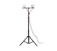 Projecteur De Chantier Led Sur Pied, Filaire, X2 Têtes, 10 W, 2 X 800 Lumens Multicolore