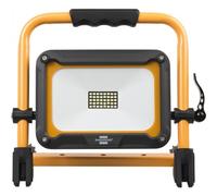 Brennenstuhl Projecteur LED JARO 2010 MA rechargeable 20W pour une utilisation en extérieur IP54 (port USB-C, 3 modes d'éclairage, 12h max. d'autonomie, 2200lm, 6500K) Jaune/Noir