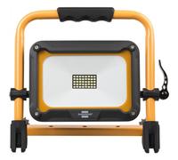 Brennenstuhl Projecteur LED JARO 2010 MA rechargeable 20W pour une utilisation en extérieur IP54 (port USB-C, 3 modes d'éclairage, 12h max. d'autonomie, 2200lm, 6500K) Jaune/Noir