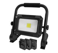 Ansmann Projecteur LED FL30W 1600-0639 – COB, 18V Powertool-Akkupacks, avec plaques adaptatrices