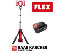 Projecteur de chantier sans fil Flex 18 V LED avec trépied avec 1 batterie 18...