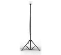 Projecteur De Chantier Secteur 230 V Trépied 1 Tête 20w 1600 Lm 6500 K Projection 40 M Ip 44