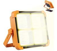 Luminea Projecteur de chantier solaire 2392 lm avec LED CCT à intensité variable